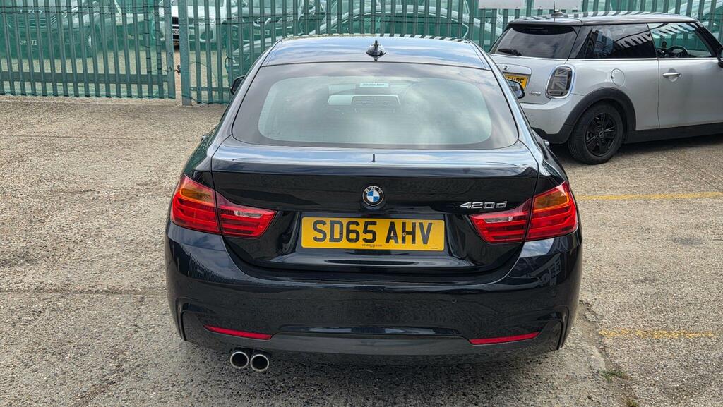 BMW 4 Series Gran Coupe Hatchback SD65AHV Black #5