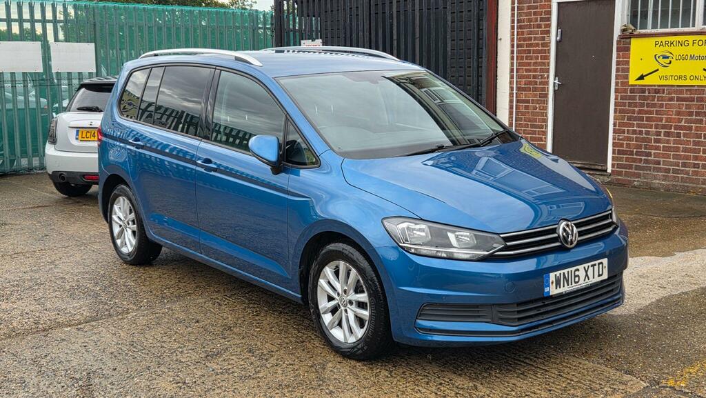 Volkswagen Touran Mpv Blue #2