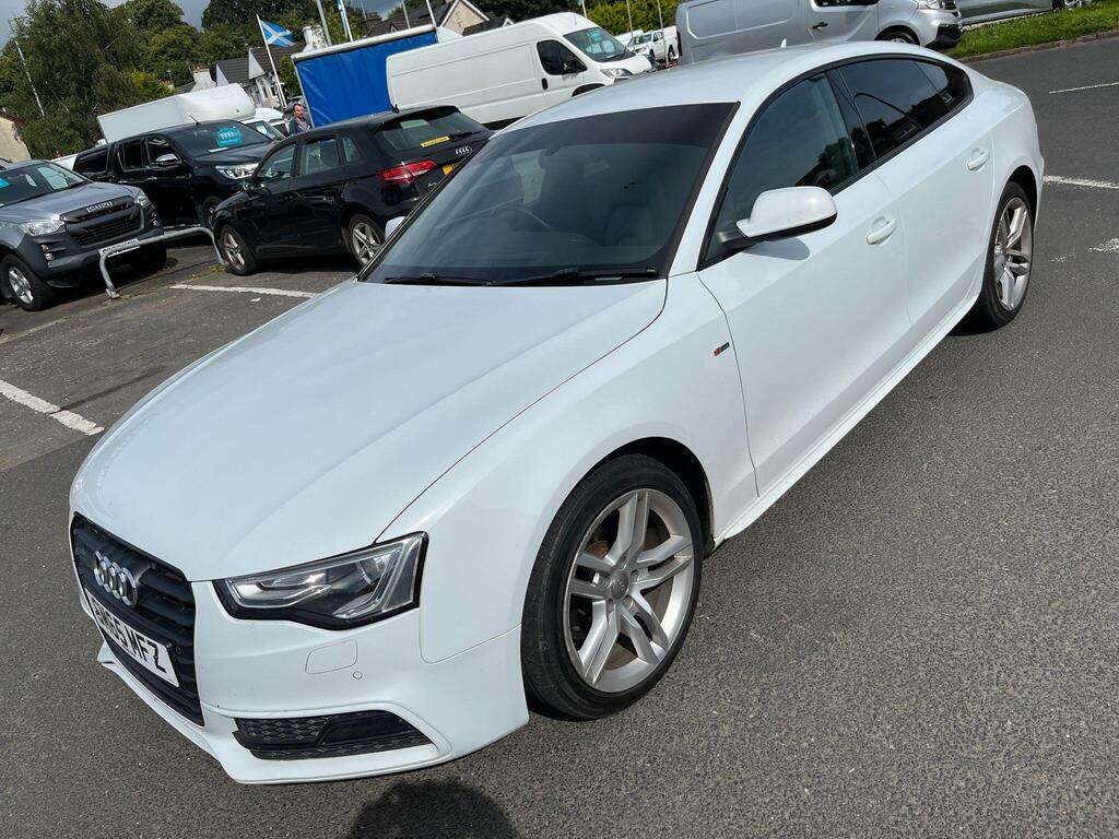 Audi A5 2.0 Tdi S Line Sportback Multitronic Euro 6 S S White