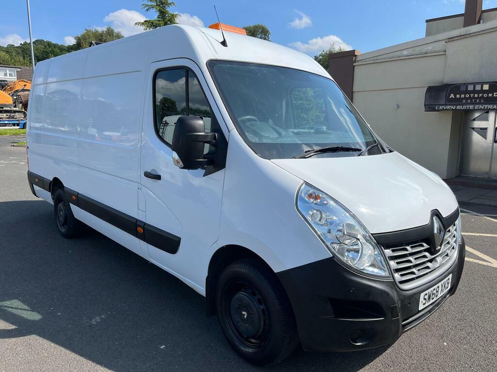 Renault Master 2.3 Dci 35 Business Long Overhang Panel Van White #6