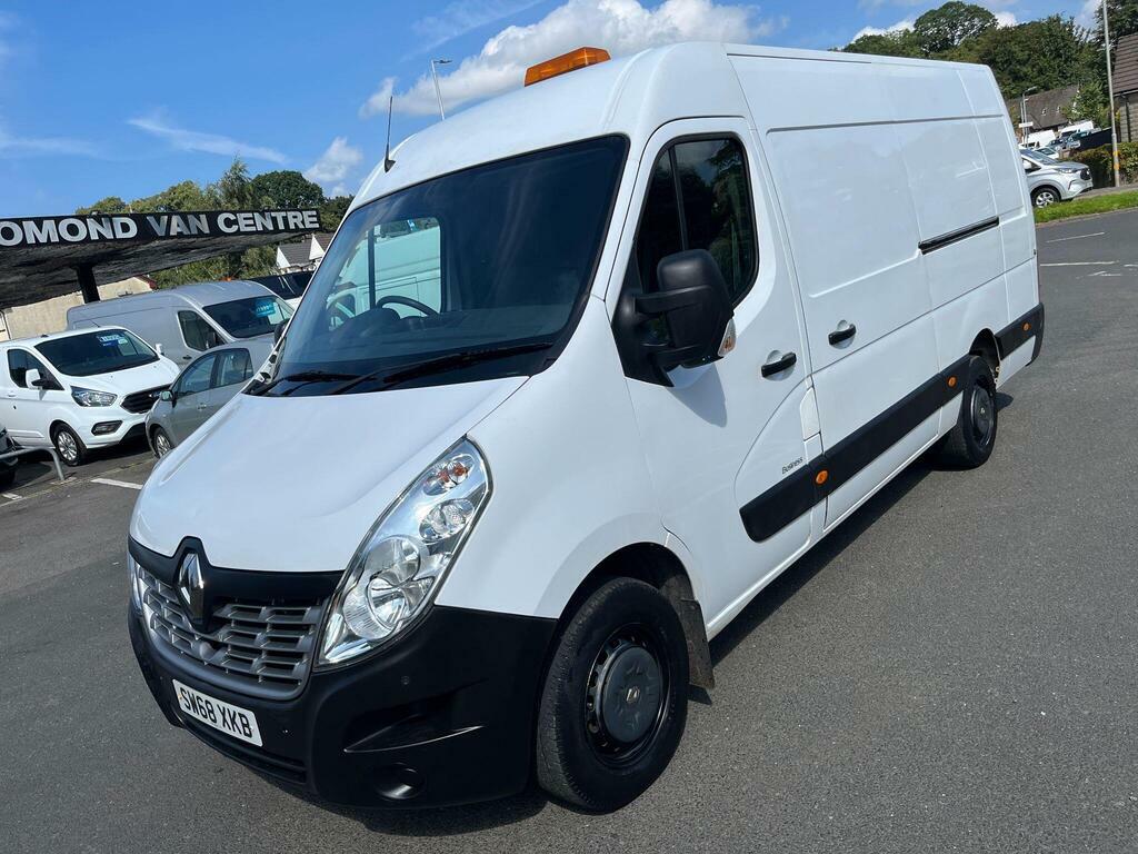 Renault Master 2.3 Dci 35 Business Long Overhang Panel Van White