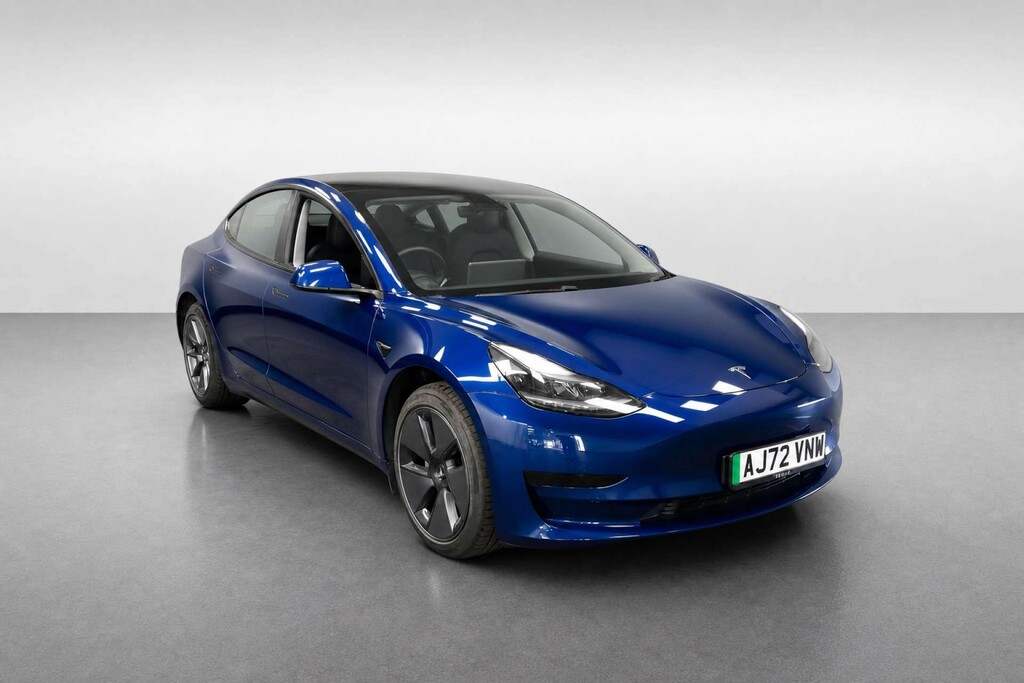 Tesla Model 3 Saloon Rwd 241 Bhp AJ72VNW Blue