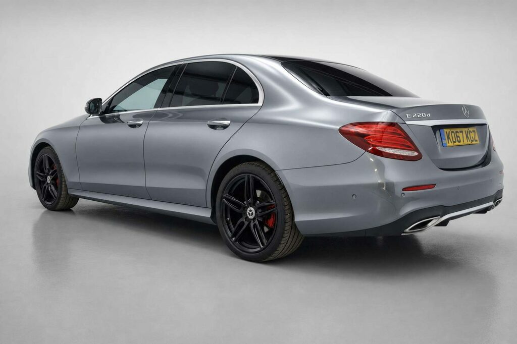 Mercedes-Benz E Class 2.0 E 220 D Amg Line Premium KO67KGZ Black #5