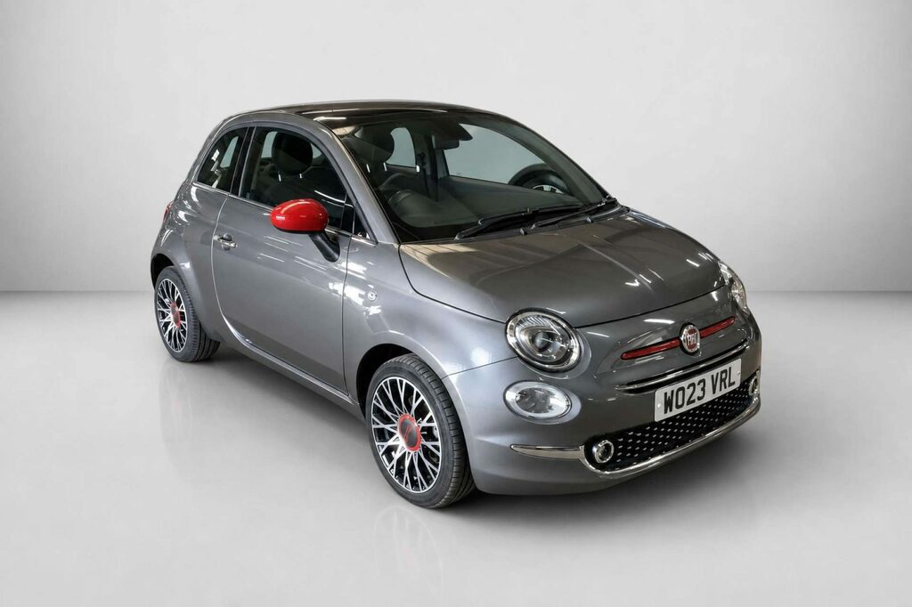 Fiat 500 1.0 Mhev Red Hatchback Euro 6 S Grey