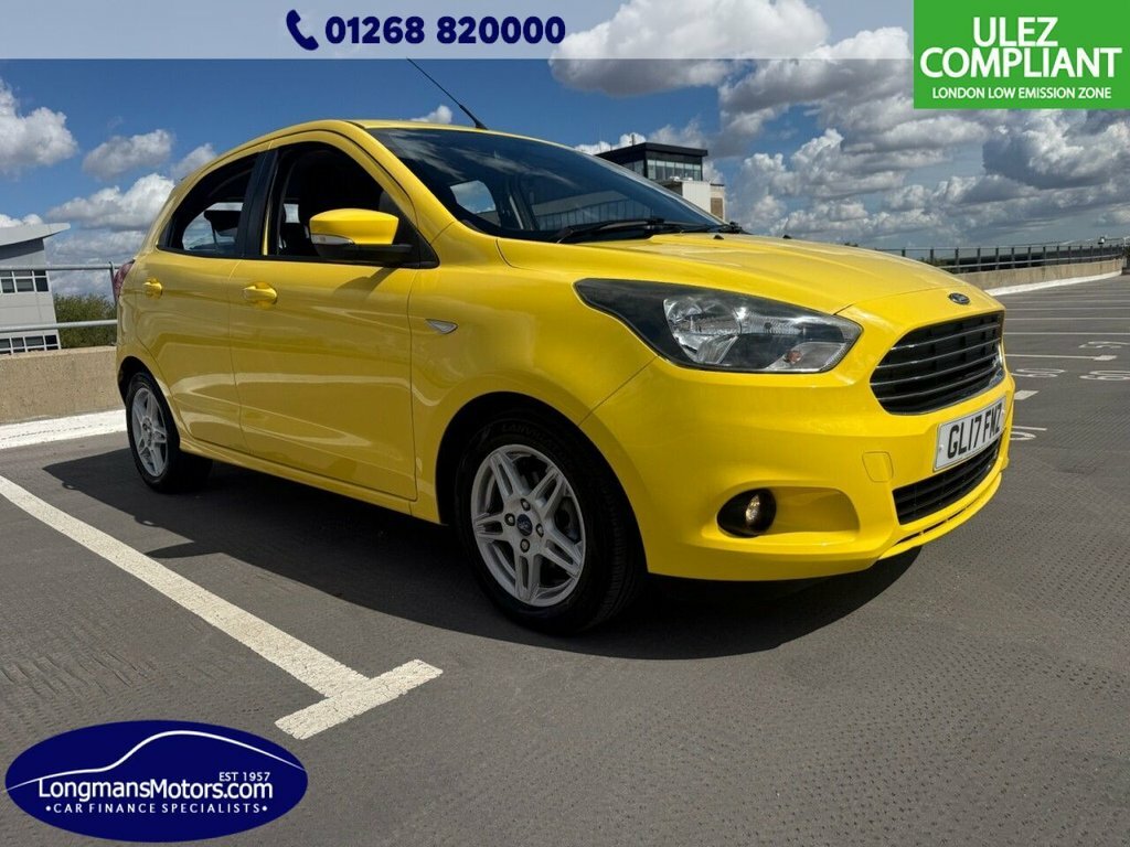Ford KA+ 1.2L Zetec Yellow