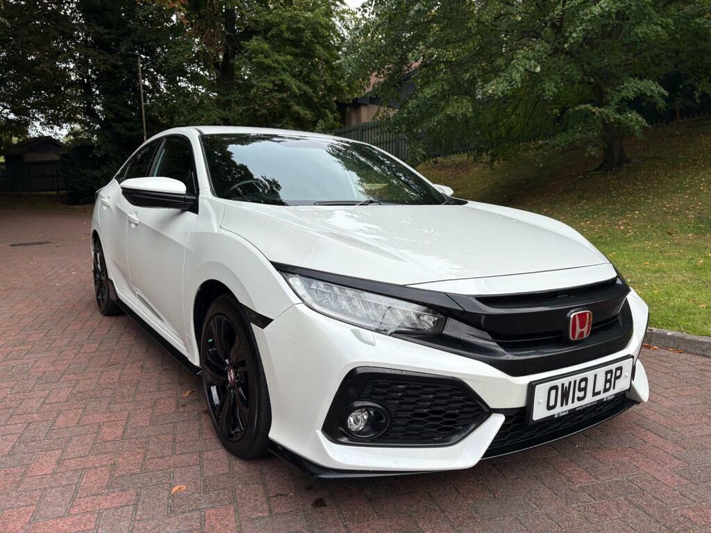 Honda Civic 1.5 Vtec Turbo Gpf Sport Cvt Euro 6 S S White