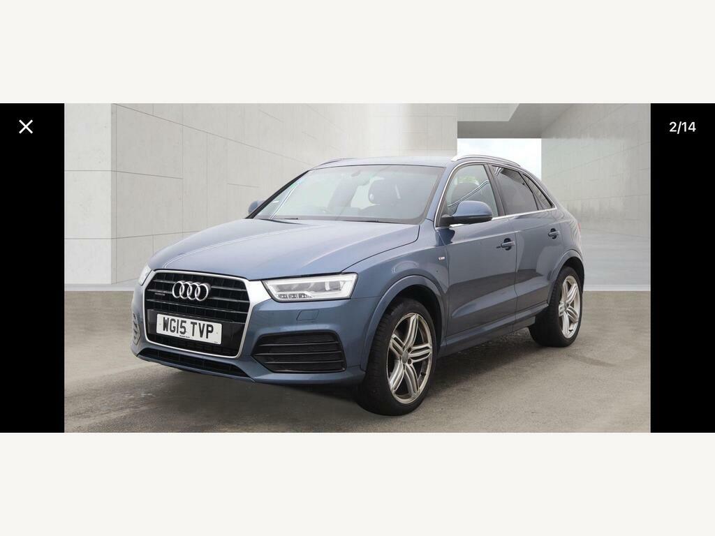 Audi Q3 2.0 Tfsi S Line Plus S Tronic Quattro Euro 6 S S Blue #2