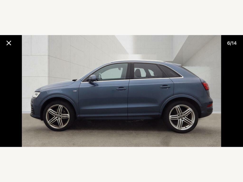 Audi Q3 2.0 Tfsi S Line Plus S Tronic Quattro Euro 6 S S Blue #3