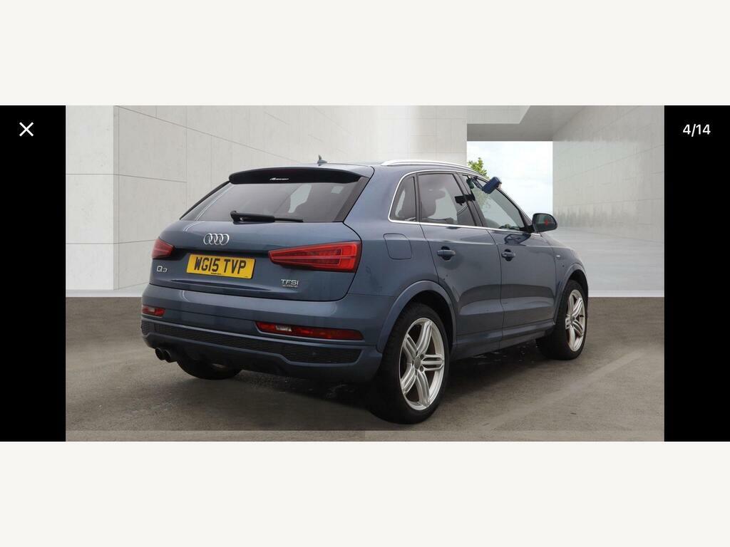 Audi Q3 2.0 Tfsi S Line Plus S Tronic Quattro Euro 6 S S Blue #5