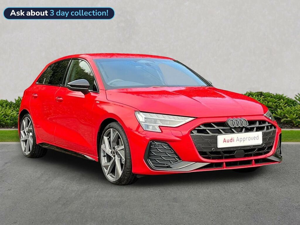 Audi A3 2.0 Tdi 150 Black Edition S Tronic Red