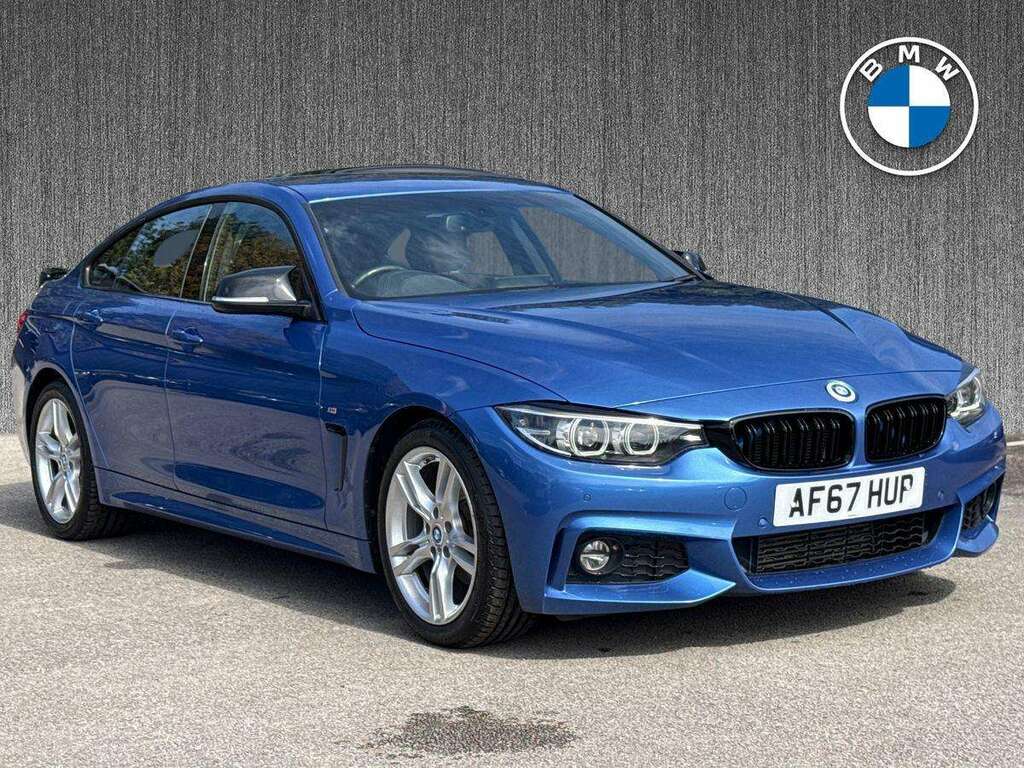 BMW 4 Series 420D 190 M Sport Professional Media Blue