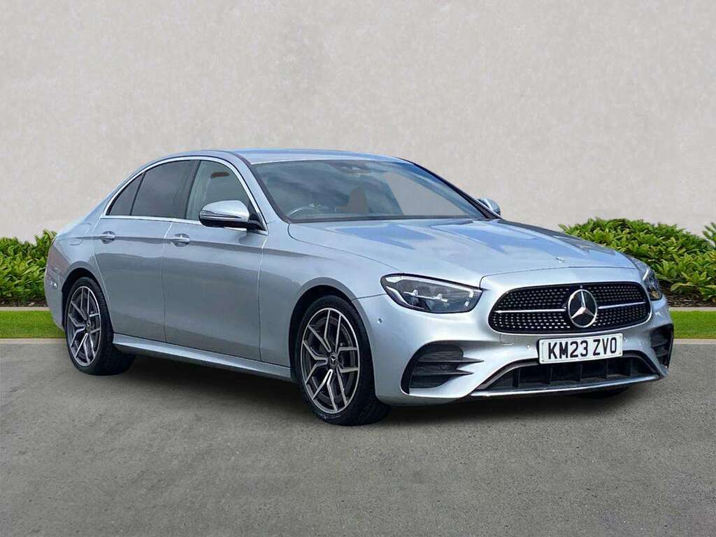 Mercedes-Benz E Class E220d 200 Amg Line Premium 9G-tronic Silver