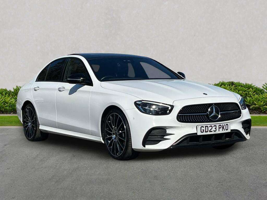 Mercedes-Benz E Class E220d 200 Amg Line Night Ed Prem 9G-tronic White