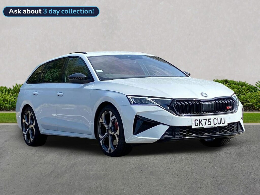 Skoda Octavia 2.0 Tsi Vrs Estate Dsg Euro 6 Ss 26 White