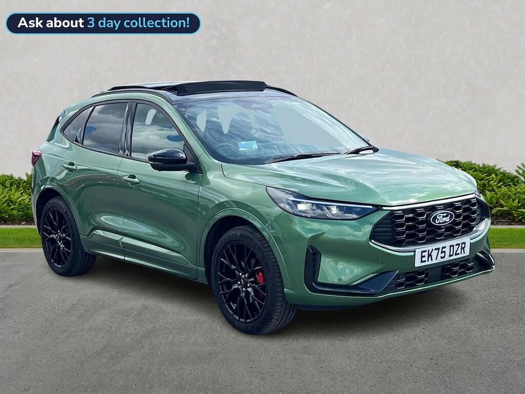 Ford Kuga 2.5 Duratec 14.4Kwh St-line X Black Package Suv EK75DZR Green