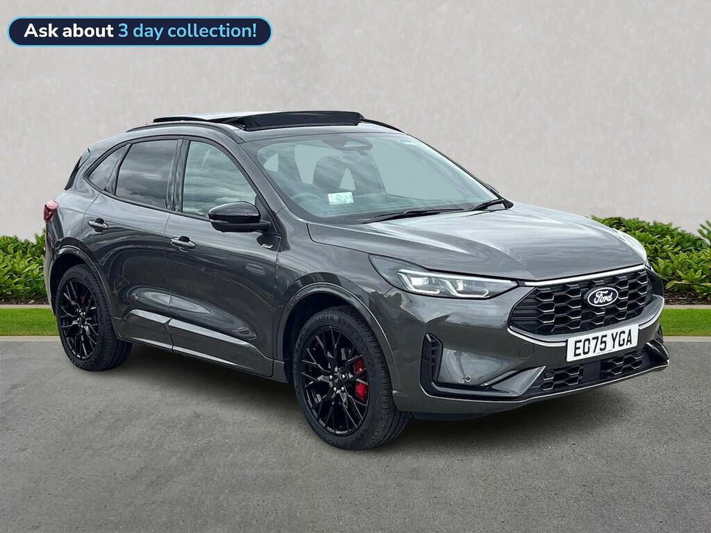Ford Kuga 2.5 Duratec 14.4Kwh St-line X Black Package Suv EO75YGA Grey