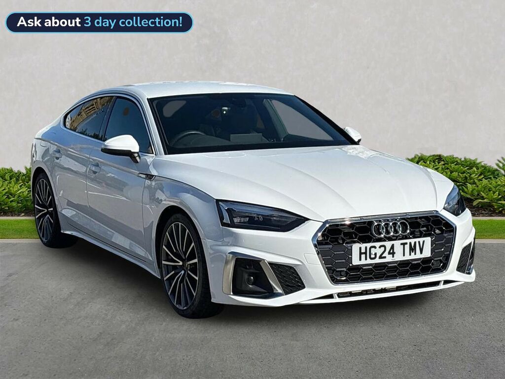 Audi A5 2.0 Tfsi 40 S Line Sportback S Tronic E White