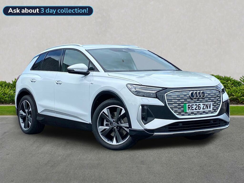 Audi Q4 E Tron 150Kw 40 63Kwh S Line Leathertech Pack RE26ZNV White