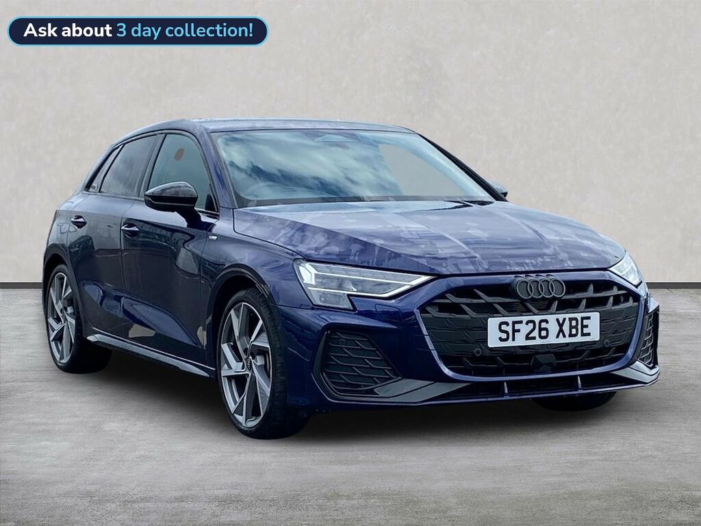 Audi A3 2.0 Tdi 150 Black Edition S Tronic Tech Pack Blue