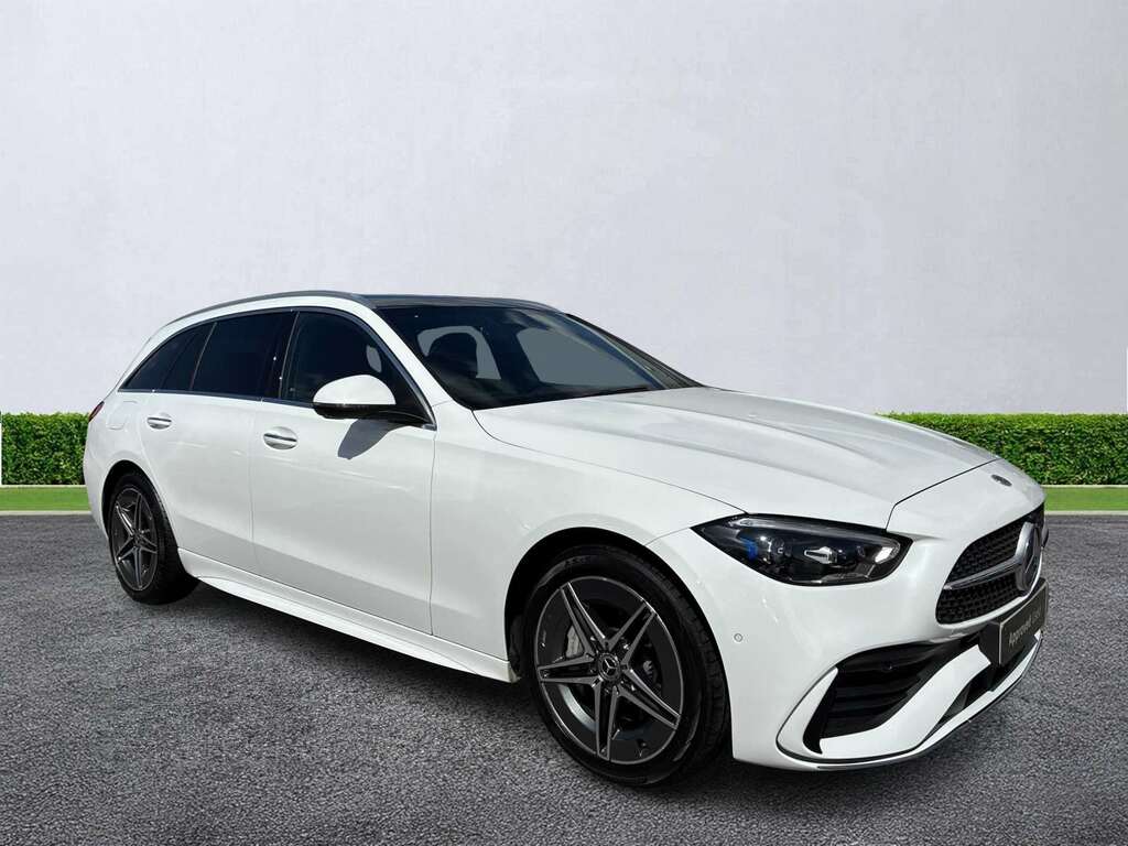 Mercedes-Benz C Class C300e Amg Line Premium Plus 9G-tronic White