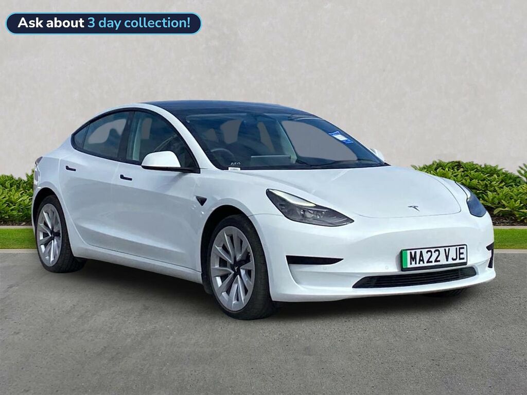 Tesla Model 3 Standard Range Plus Saloon Rwd MA22VJE White