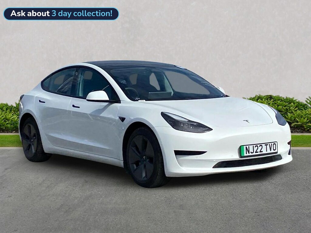 Tesla Model 3 Standard Range Plus Saloon Rwd NJ22TVO White