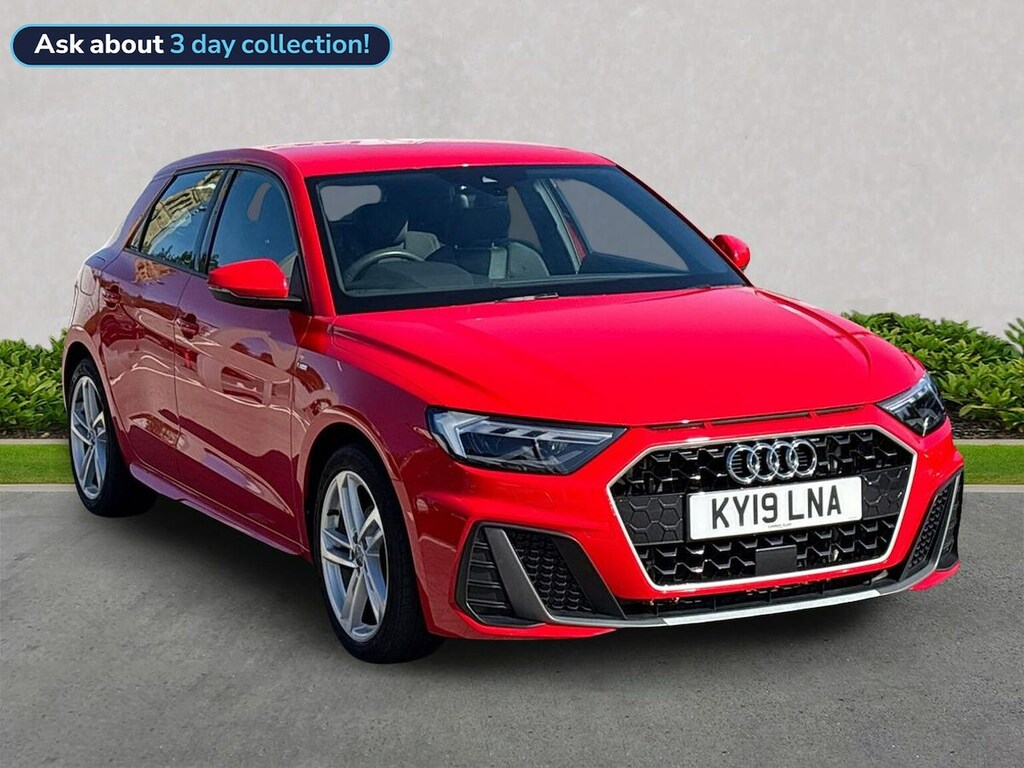 Audi A1 1.0 Tfsi 30 S Line Sportback S Tronic E Red