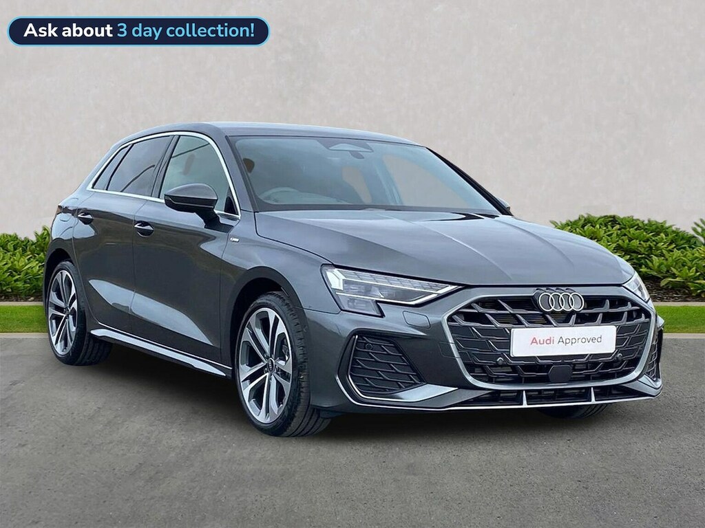 Audi A3 1.5 Tfsi S Line Sportback S Tronic Euro Grey