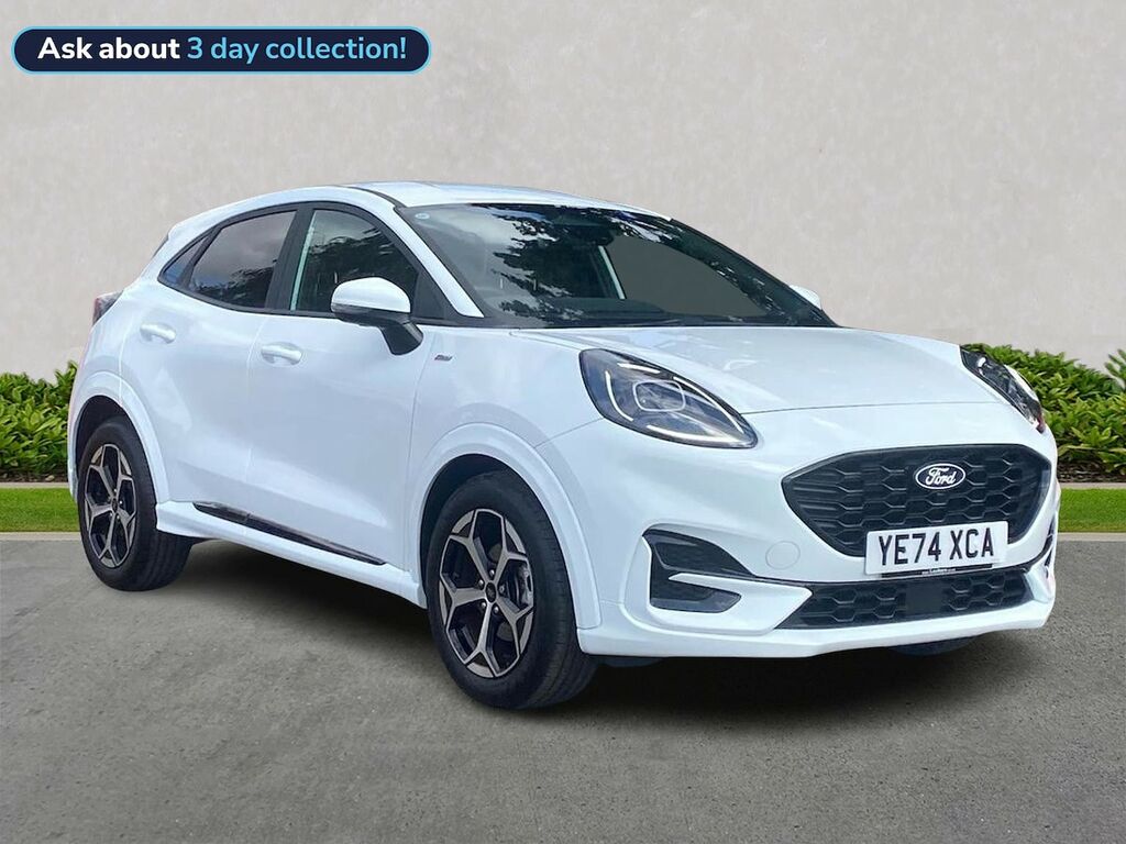 Ford Puma 1.0T Ecoboost Mhev St-line Suv Hybrid D White