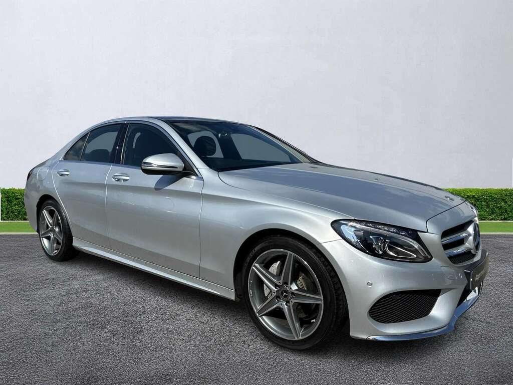 Mercedes-Benz C Class C220d Amg Line Premium 9G-tronic Silver