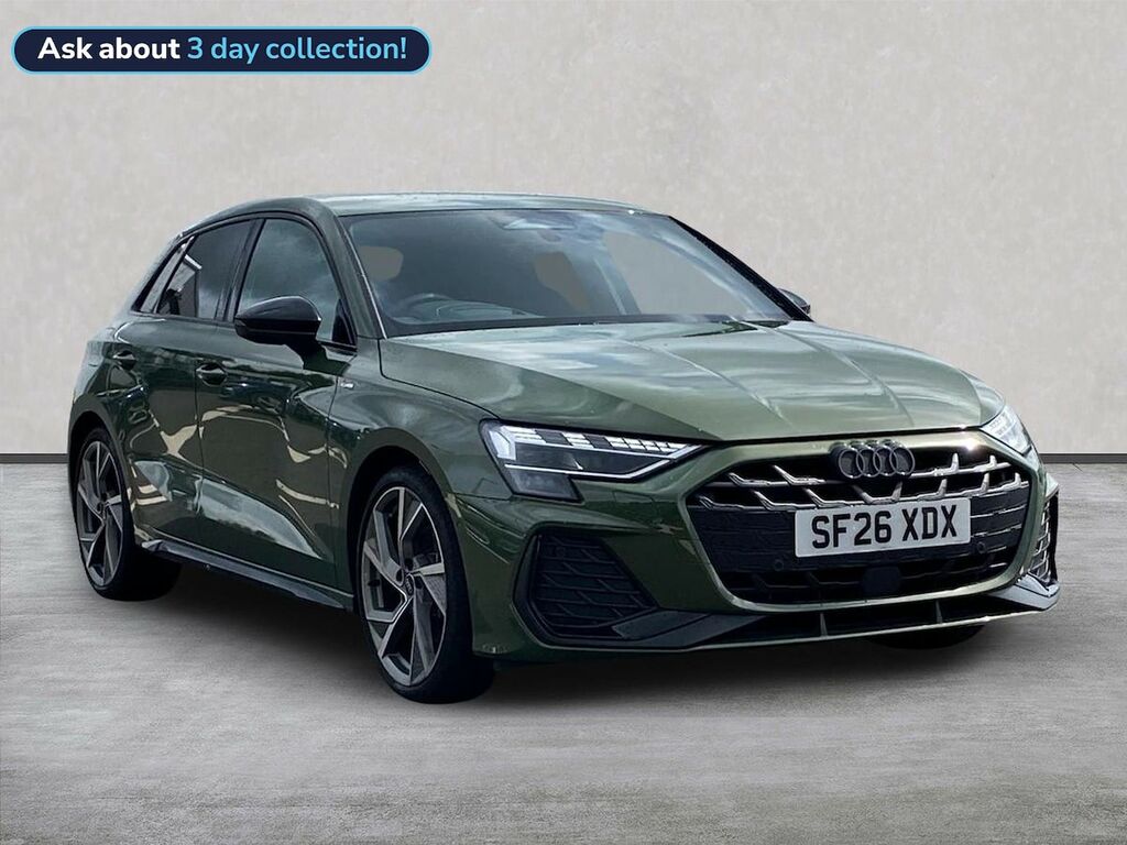 Audi A3 1.5 Tfsi 150 Black Ed S Tronic Tech Pack Green