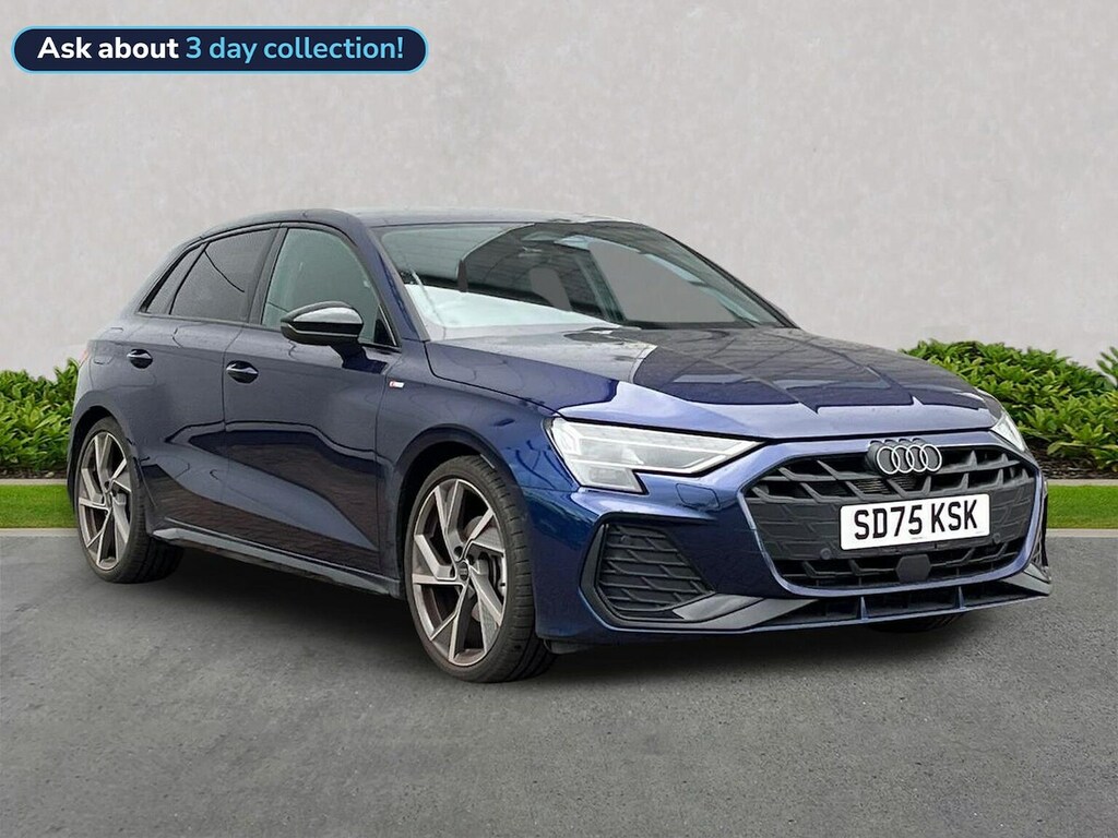 Audi A3 1.5 Tfsi 150 Black Ed S Tronic Tech Pack Blue