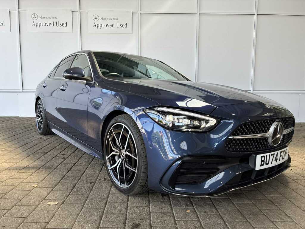 Mercedes-Benz C Class C220d Amg Line Premium Plus 9G-tronic Blue