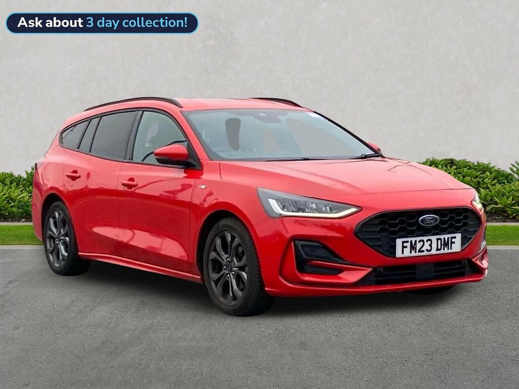 Ford Focus 1.0T Ecoboost St-line Estate Eur Red