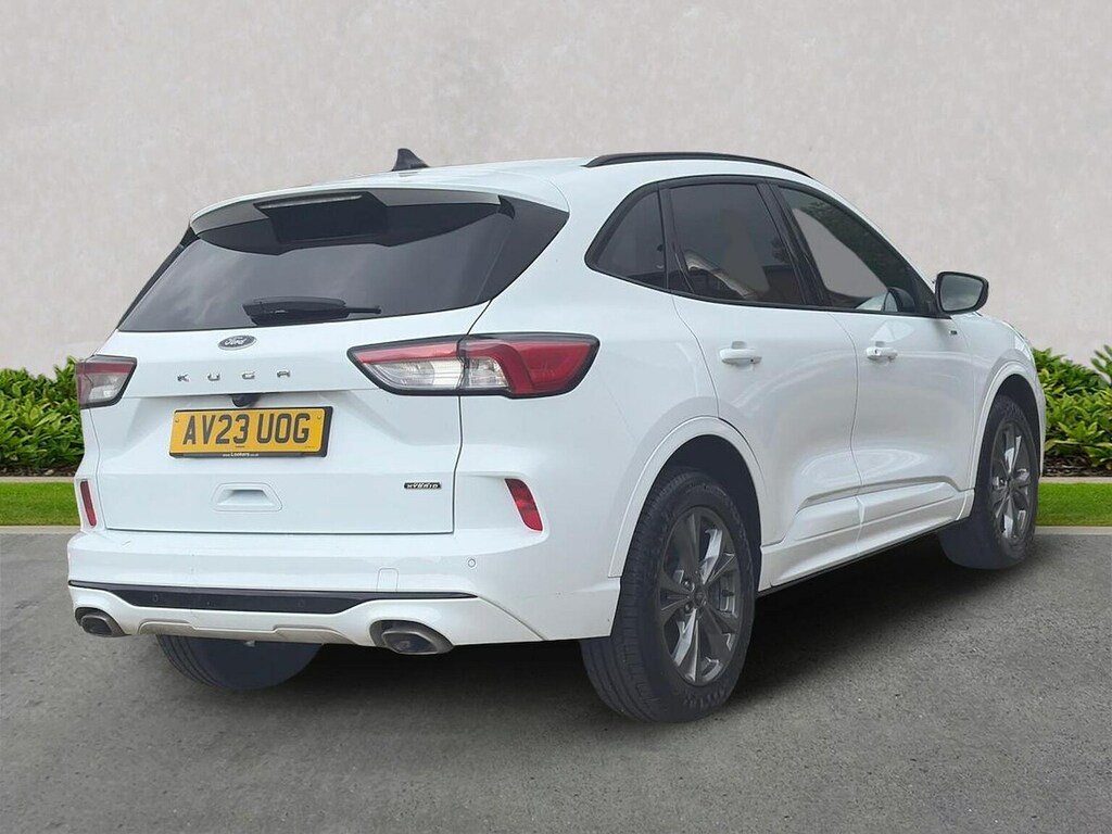 Ford Kuga 2.5 Ecoboost Duratec 14.4Kwh St-line Suv Petro AV23UOG White #2