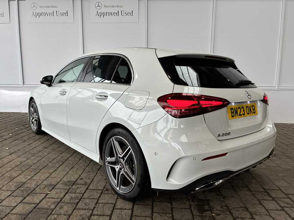 Mercedes-Benz A Class A200 Amg Line Premium White #2