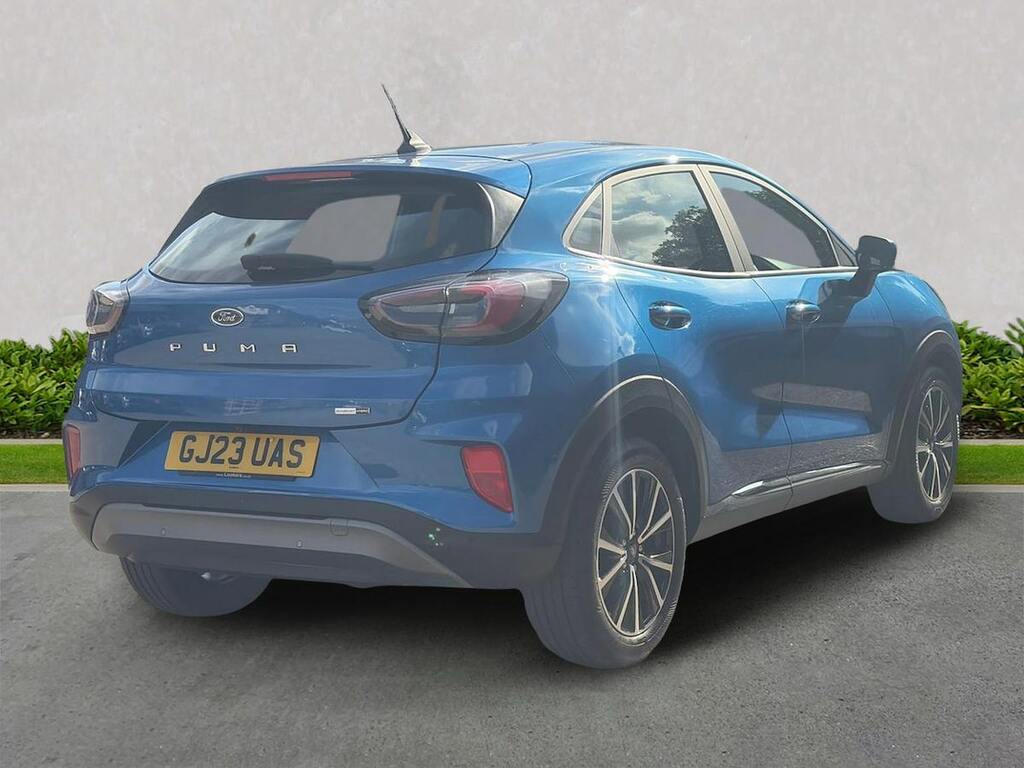 Ford Puma 1.0T Ecoboost Mhev Titanium Suv Hybrid GJ23UAS Blue #2