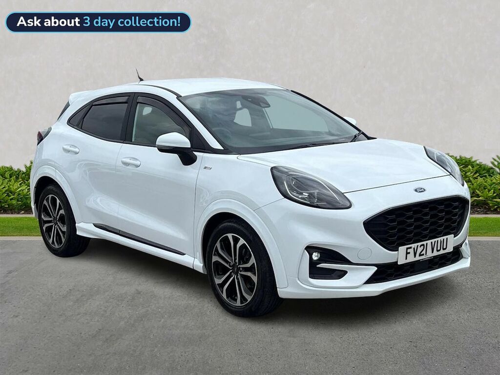 Ford Puma 1.0T Ecoboost Mhev St-line Suv E White