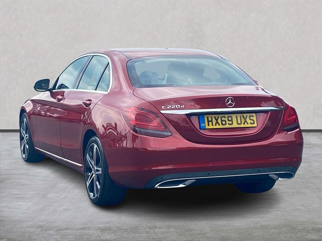 Mercedes-Benz C Class C Class C220d Sport Edition Premium 9G-tronic HX69UXS Red #2