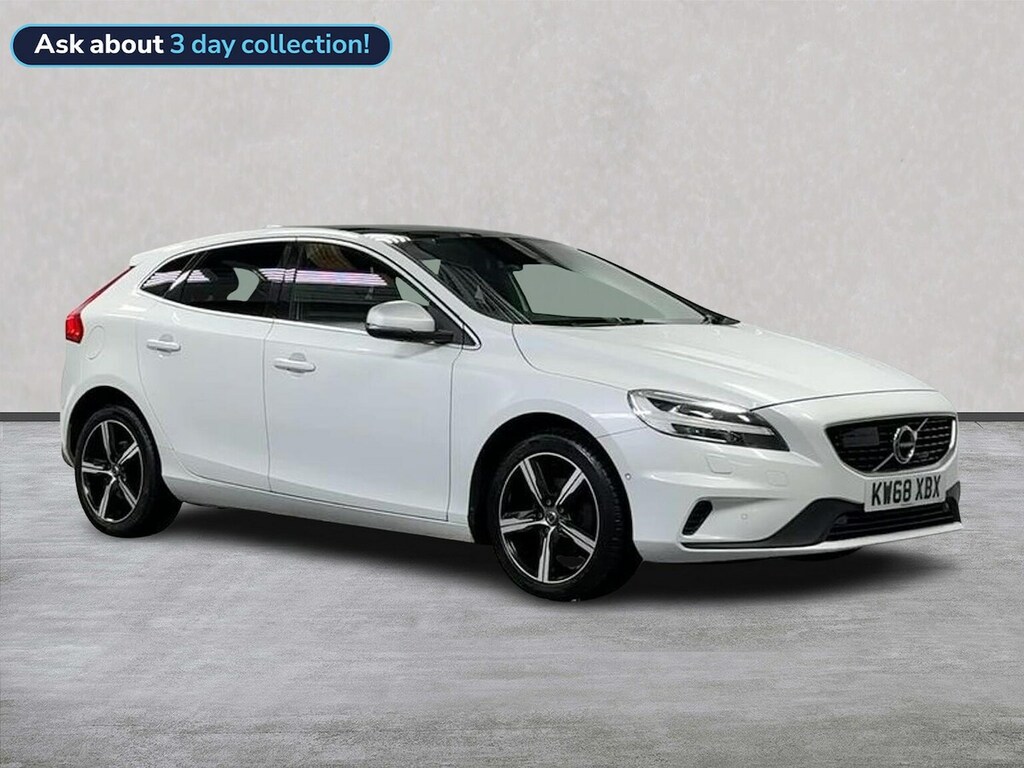 Volvo V40 2.0 D2 R-design Nav Plus Hatchback Manu White