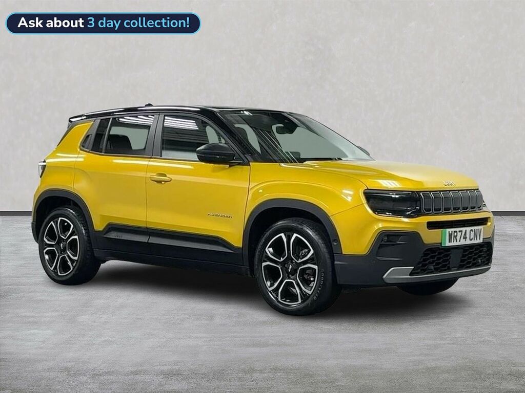Jeep Avenger 54Kwh Summit Suv 156 Ps Yellow