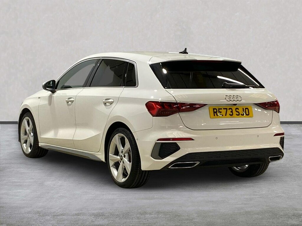 Audi A3 35 Tfsi S Line S Tronic Tech Pack RE73SJO White #2