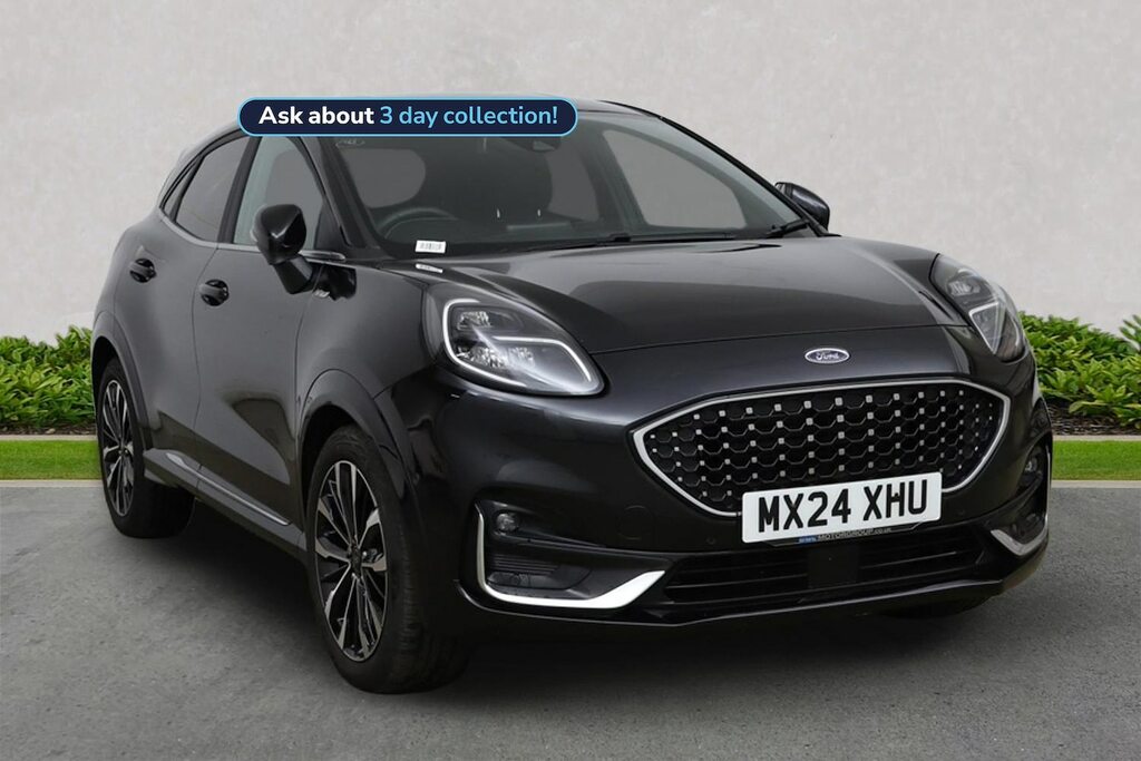 Ford Puma 1.0 Ecoboost Hybrid Mhev St-line Vignale Black