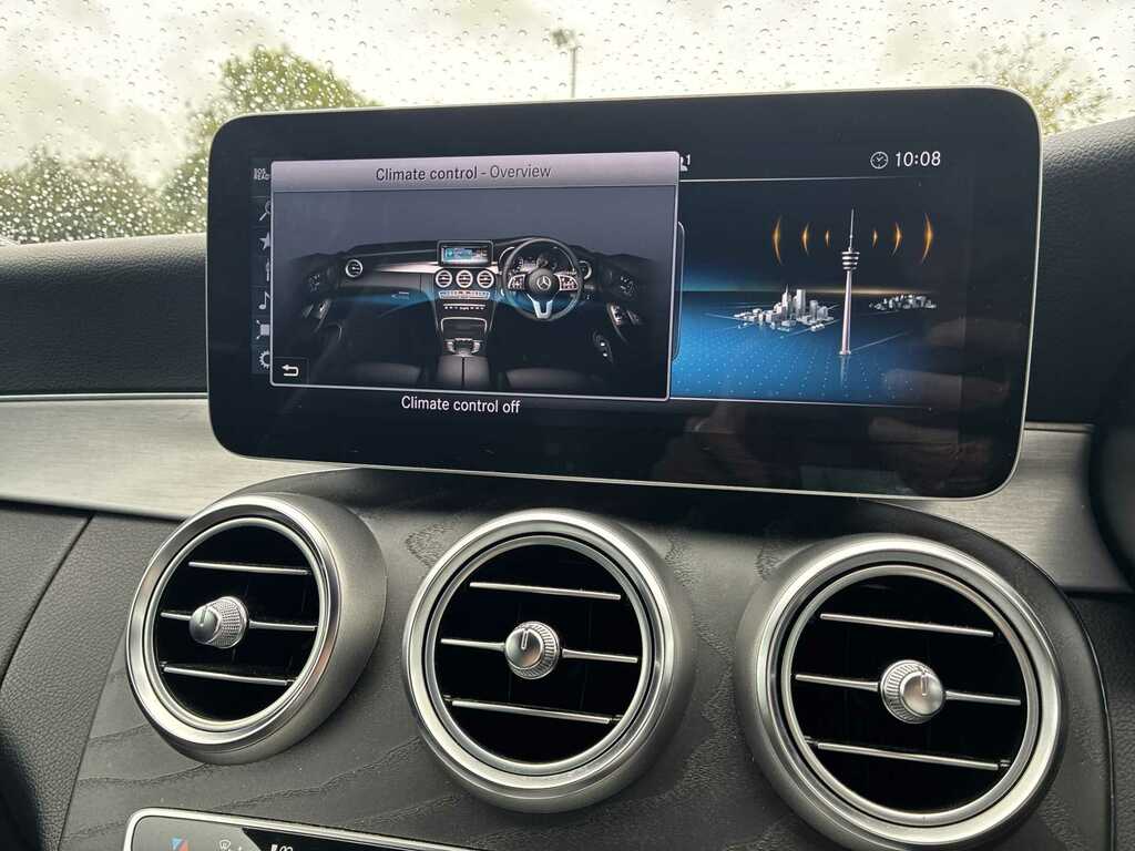 Mercedes-Benz C Class C 220 D Amg Line Premium Saloon Black #12