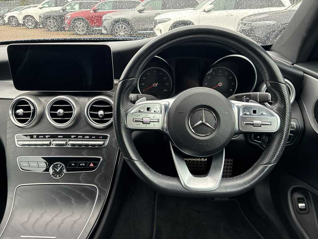 Mercedes-Benz C Class C 220 D Amg Line Premium Saloon Black #9