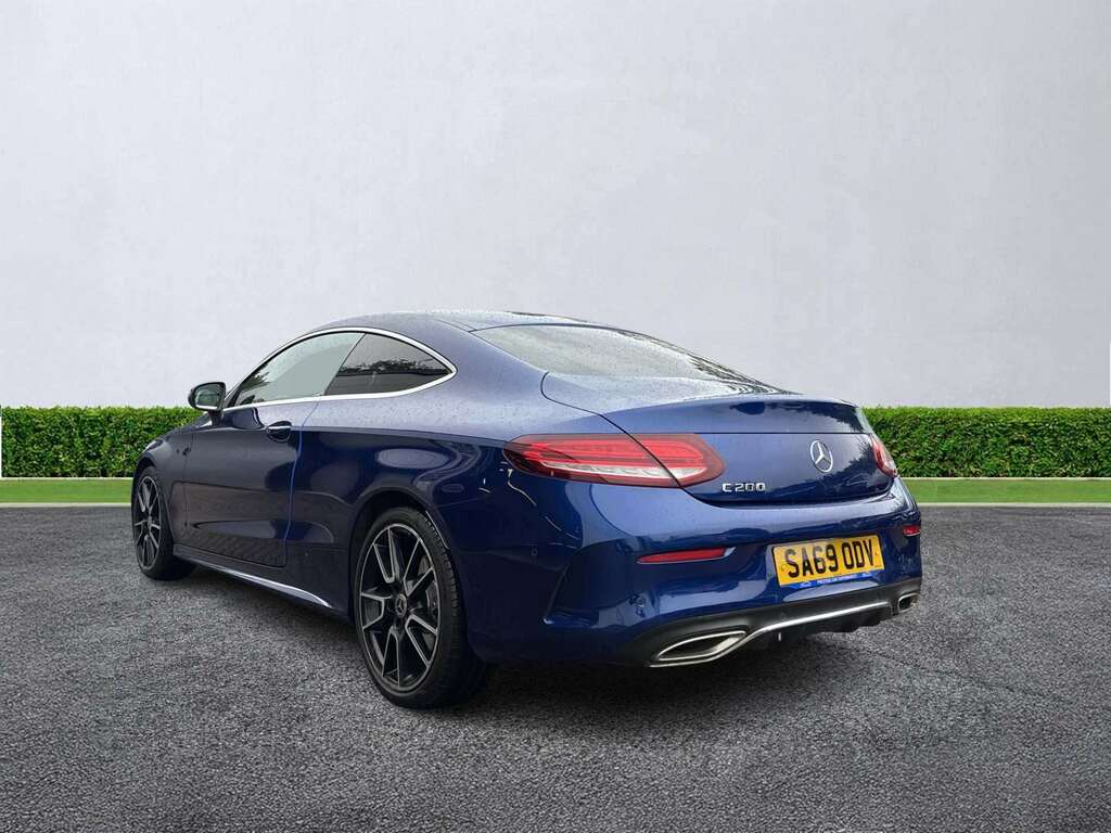 Mercedes-Benz C Class C200 Amg Line 9G-tronic Blue #2