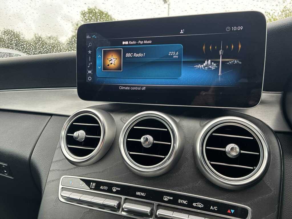 Mercedes-Benz C Class C 220 D Amg Line Premium Saloon Black #25