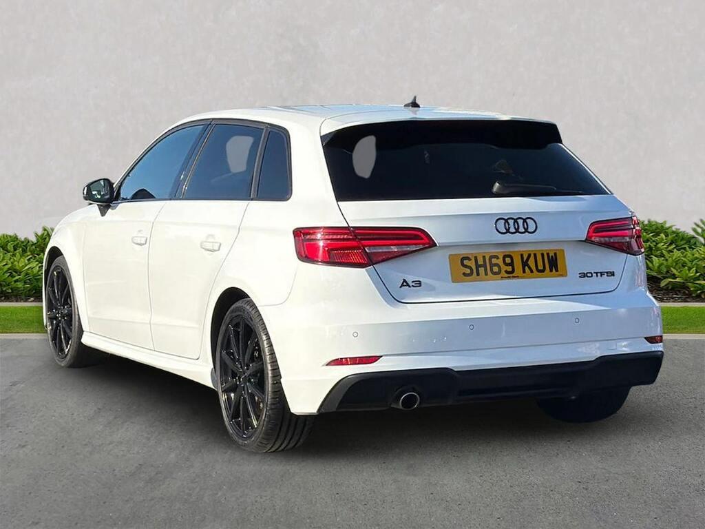 Audi A3 30 Tfsi 116 Black Edition White #2