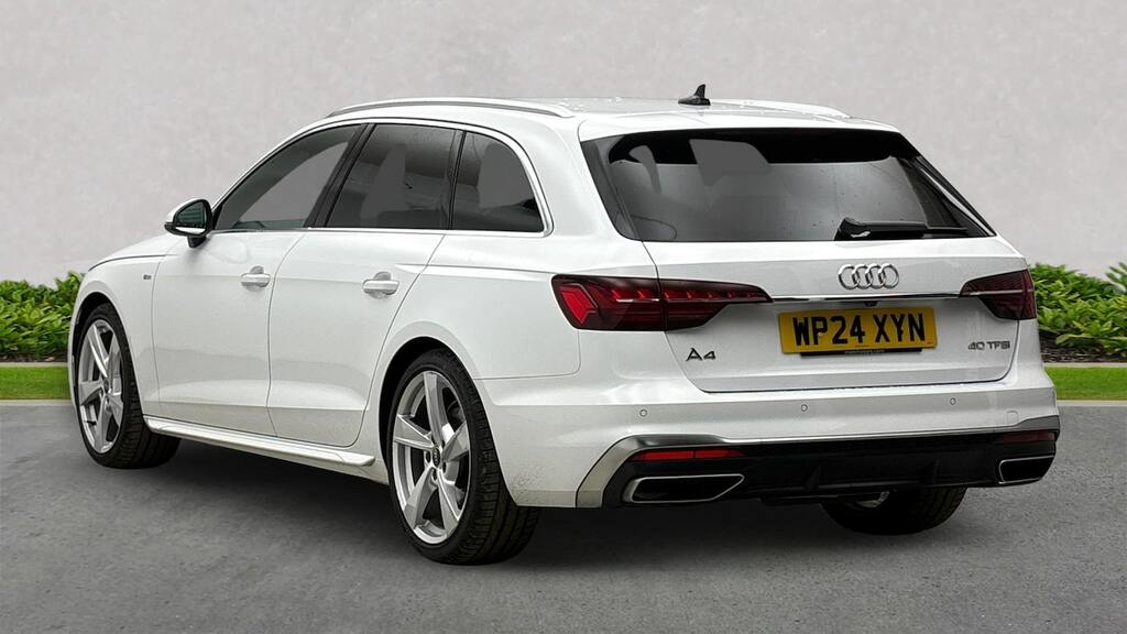 Audi A4 Avant 2.0 Tfsi 40 S Line Estate S Tronic Euro White #2