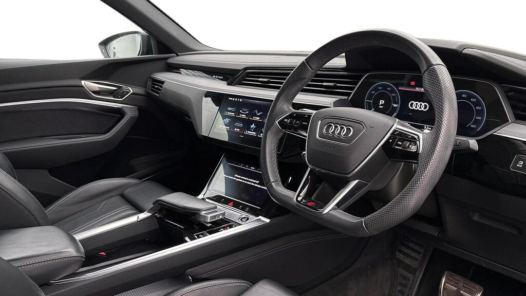 Audi Q8 e tron 300Kw 55 Quattro 114Kwh Black Ed At Tech 22Kw Blue #6
